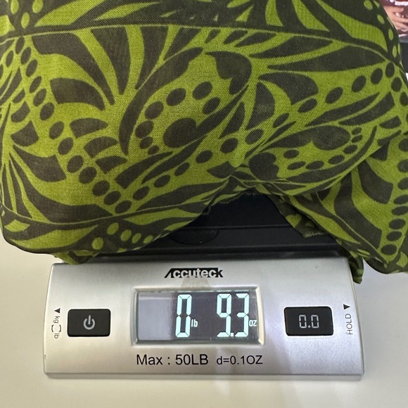 Dressbarn Ruffle Tiered Midi Dress Womens 6 Green Whimsigoth Fairycore Garden - Picture 13 of 13